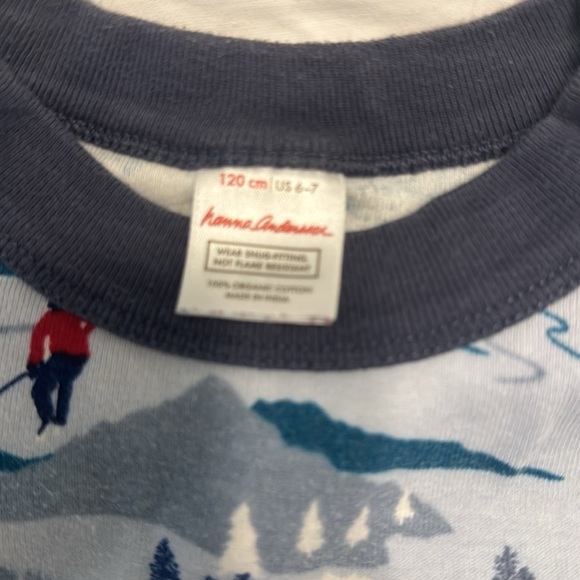 Hanna Andersson Winter Pajamas Sz 6-7 - Picture 3 of 6